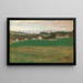 Prairie met dorp op de achtergrond II - Egon Schiele — ingelijst kunstwerk aan de muur
