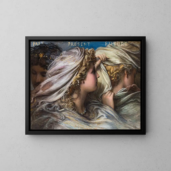 Les Parques - Egron Lundgren — framed artwork on a wall