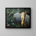Nocturne Painting - Eilif Peterssen — framed artwork on a wall