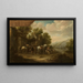 Landschap met ruiters - Eise Aetes Ruytenbach — ingelijst kunstwerk aan de muur
