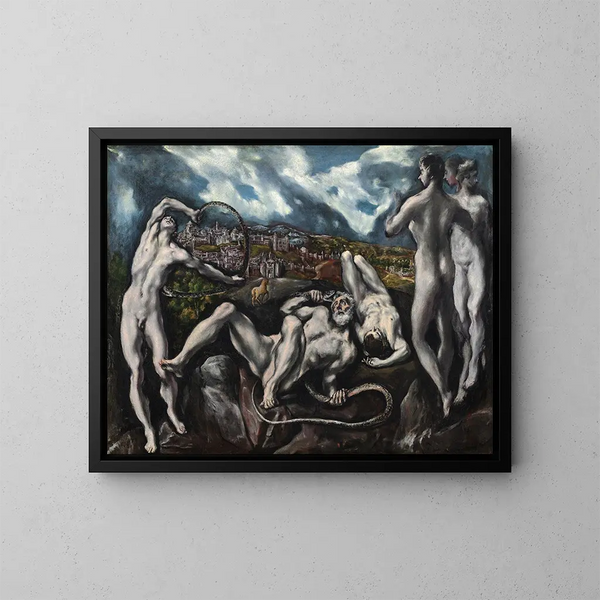Laocoon - El Greco — ingelijst kunstwerk aan de muur