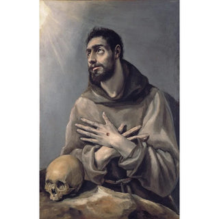 El Greco Domenikos Theotokopoulos - Saint Francis In Ecstasy.webp