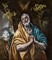 Le Saint Pierre pénitent - El Greco — weergave van het kunstwerk