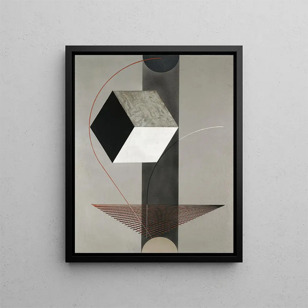 Provençal Painting 99 - El Lissitzky — framed artwork on a wall