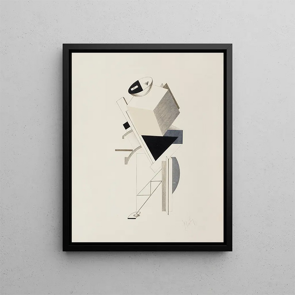 Guard Post - El Lissitzky — framed artwork on a wall
