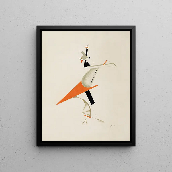 Le Sentinel Zankstifter - El Lissitzky — ingelijst kunstwerk aan de muur