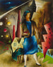 L'Expulsion - Eldzier Cortor — weergave van het kunstwerk