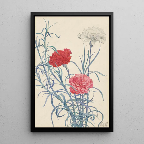 Reproduction of the painting Carnations - Eleanor Fortescue-Brickdale