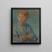 Jongen met rood haar - Elemér Halász-Hradil — ingelijst kunstwerk aan de muur