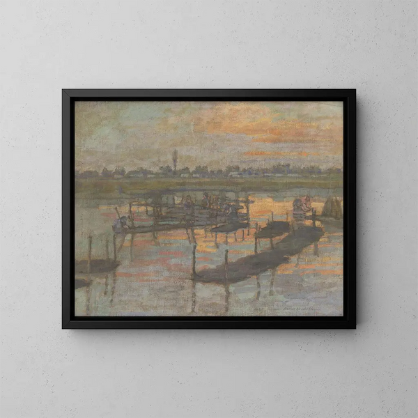 Manie de la konop - Elemér Halász-Hradil — ingelijst kunstwerk aan de muur