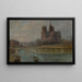 Parijs - Elemér Halász-Hradil — ingelijst kunstwerk aan de muur