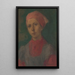 Fille Paysanne - Elemér Halász-Hradil — ingelijst kunstwerk aan de muur