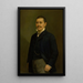 Portrait of Pavel Halmi - Elemér Halász-Hradil — framed artwork on a wall