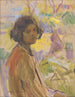 Study of a girl - Elemér Halász-Hradil — artwork view