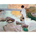 Reproduction of the painting Elena at Cala de Saint Vincent - Joaquín Sorolla