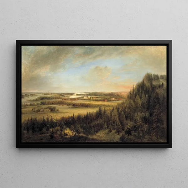 Aspa Bruk - Elias Martin — framed artwork on a wall