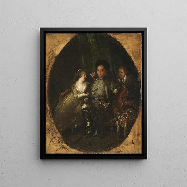 Choi Afock Aurora Taube and Olof Lindahl - Elias Martin — framed artwork on a wall