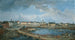 Vue de Stockholm V - Elias Martin — weergave van het kunstwerk
