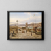 Uitzicht op Buda - Elias Pieter van Bommel — ingelijst kunstwerk aan de muur