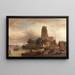 Dordrecht - Elias Pieter van Bommel — ingelijst kunstwerk aan de muur