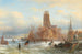 Motief van Dordrecht - Elias Pieter van Bommel — weergave van het kunstwerk