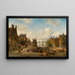 Le Singel en Brouwersgracht, Amsterdam - Elias Pieter van Bommel — ingelijst kunstwerk aan de muur