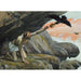 Reproduction of the painting Élie nourri par les corbeaux - James Tissot