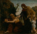 Élie receiving bread from the widow of Zarephath - Giovanni Lanfranco — artwork view