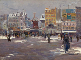 Elie Anatole Pavil - Le Moulin Rouge en hiver.webp