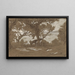 Mont Colognola, schapen grazen op het Trasimène-meer - Elihu Vedder — ingelijst kunstwerk aan de muur