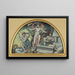 Studie voor de Anarchie - Elihu Vedder — ingelijst kunstwerk aan de muur