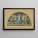 Studie voor vrede en welvaart - Elihu Vedder — ingelijst kunstwerk aan de muur