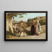 De fabel van de molenaar, zijn zoon en de ezel nr. 3 - Elihu Vedder — ingelijst kunstwerk aan de muur