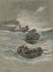 De scheepsramp - Elihu Vedder — weergave van het kunstwerk