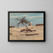 Boom en graven op de weg van Tel El Armano, Egypte - Elihu Vedder — ingelijst kunstwerk aan de muur