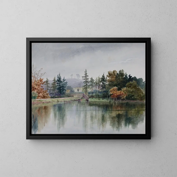 In the Garden of the Rose and the Crown - Elijah Walton — framed artwork on a wall