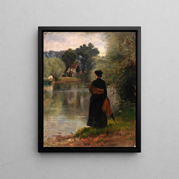 Promenade - Eliphalet Fraser Andrews — framed artwork on a wall