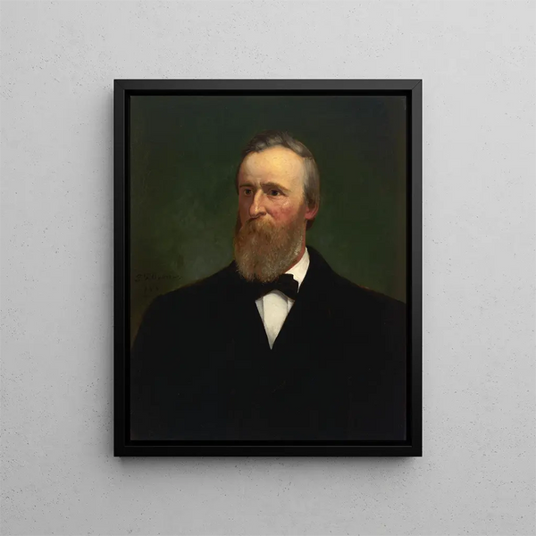 Rutherford Birchard Hayes - Eliphalet Fraser Andrews — framed artwork on a wall