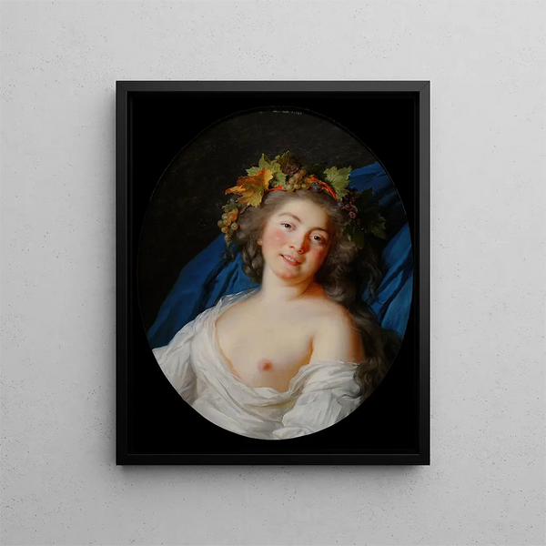 Bacchante - Elisabeth Louise Vigée Le Brun — ingelijst kunstwerk aan de muur