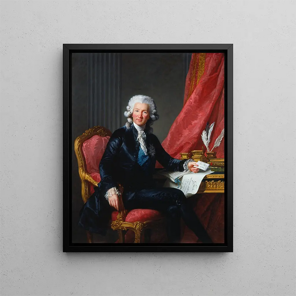 Charles Alexandre de Calonne - Elisabeth Louise Vigée Le Brun — ingelijst kunstwerk aan de muur
