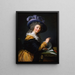 Graafes de Crès Oud titel van 1963 tot 1992 Dame die een brief vouwt - Elisabeth Louise Vigée Le Brun — ingelijst kunstwerk aan de muur