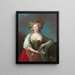 Elisabeth Philippe Marie Hélène de France, ook bekend als Madame Elisabeth - Elisabeth Louise Vigée Le Brun — ingelijst kunstwerk aan de muur