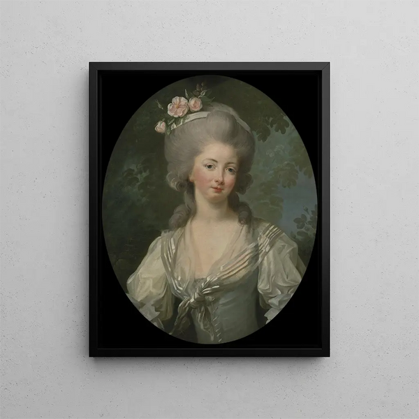 Ernestine Frédérique Princesse de Croÿ - Elisabeth Louise Vigée Le Brun — ingelijst kunstwerk aan de muur