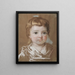 Jeanne Julie Louise Lebrun, de dochter van de kunstenaar, twee jaar oud - Elisabeth Louise Vigée Le Brun — ingelijst kunstwerk aan de muur