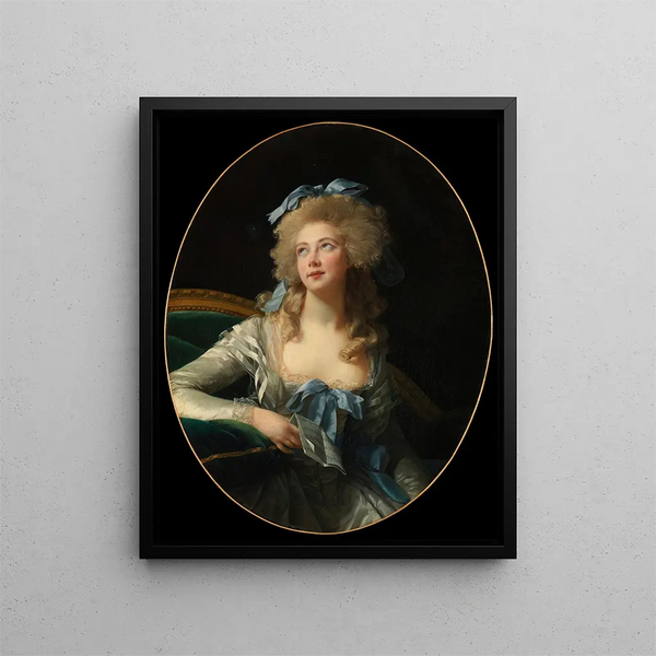 Madame Grand Noël Catherine Vorlé 1761-1835 - Elisabeth Louise Vigée Le Brun — ingelijst kunstwerk aan de muur