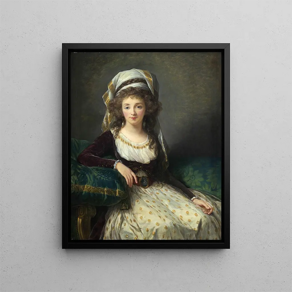 Madame d'Aguesseau de Fresnes - Elisabeth Louise Vigée Le Brun — ingelijst kunstwerk aan de muur