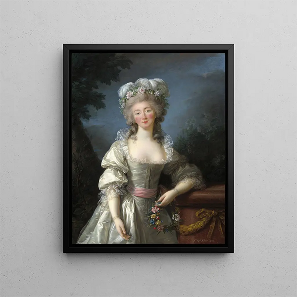 Madame du Barry - Elisabeth Louise Vigée Le Brun — ingelijst kunstwerk aan de muur