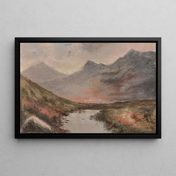 Berglandschap - Elisabeth Louise Vigée Le Brun — ingelijst kunstwerk aan de muur