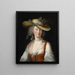 Portret Anne Catherine Le Preudhomme de Chatenoy gravin de Verdun - Elisabeth Louise Vigée Le Brun — ingelijst kunstwerk aan de muur