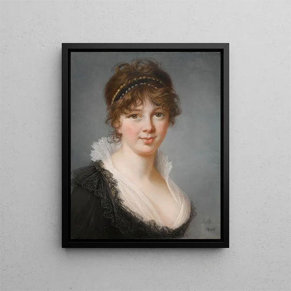 Portret van mevrouw Spencer Perceval geboren Jane Wilson - Elisabeth Louise Vigée Le Brun — ingelijst kunstwerk aan de muur